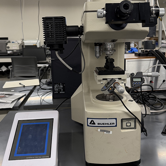 Buehler Micromet T5114- Vickers hardness measurement